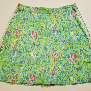 Lilly Pulitzer Skirt Size 10 Hops and Pops Pattern
